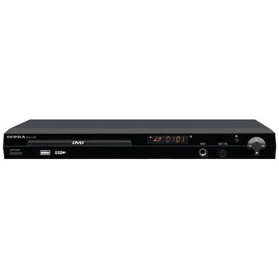 SUPRA DVS-112X караоке,USB,черный