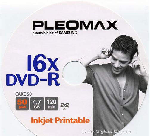 SAMSUNG DVD+R 4.7Gb,16x, Cake(10) PRINT