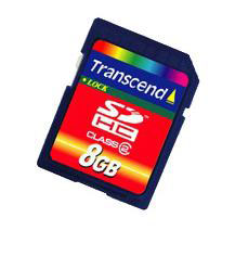 TRANSCEND SDHC 8GB Class2