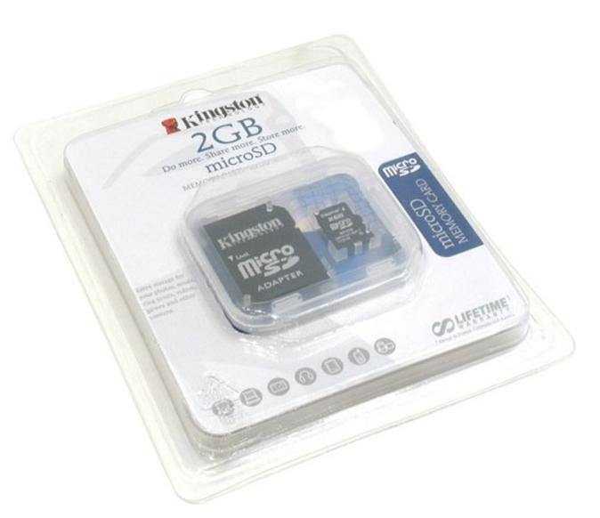 KINGSTON MicroSD 2Gb+адаптер (5)