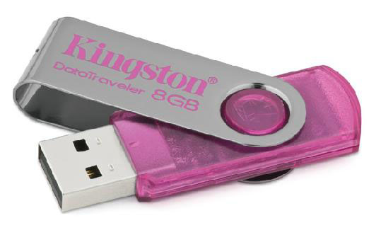 KINGSTON 8GB DT101N/8GB розовый