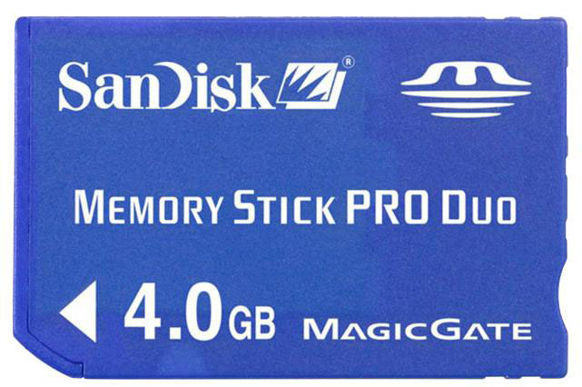 SANDISK MS PRO DUO 4GB