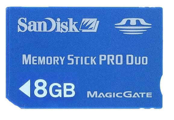 SANDISK MS PRO DUO 8GB