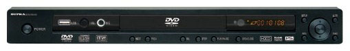 SUPRA DVS-708XKII караоке,USB,HDMI, черный