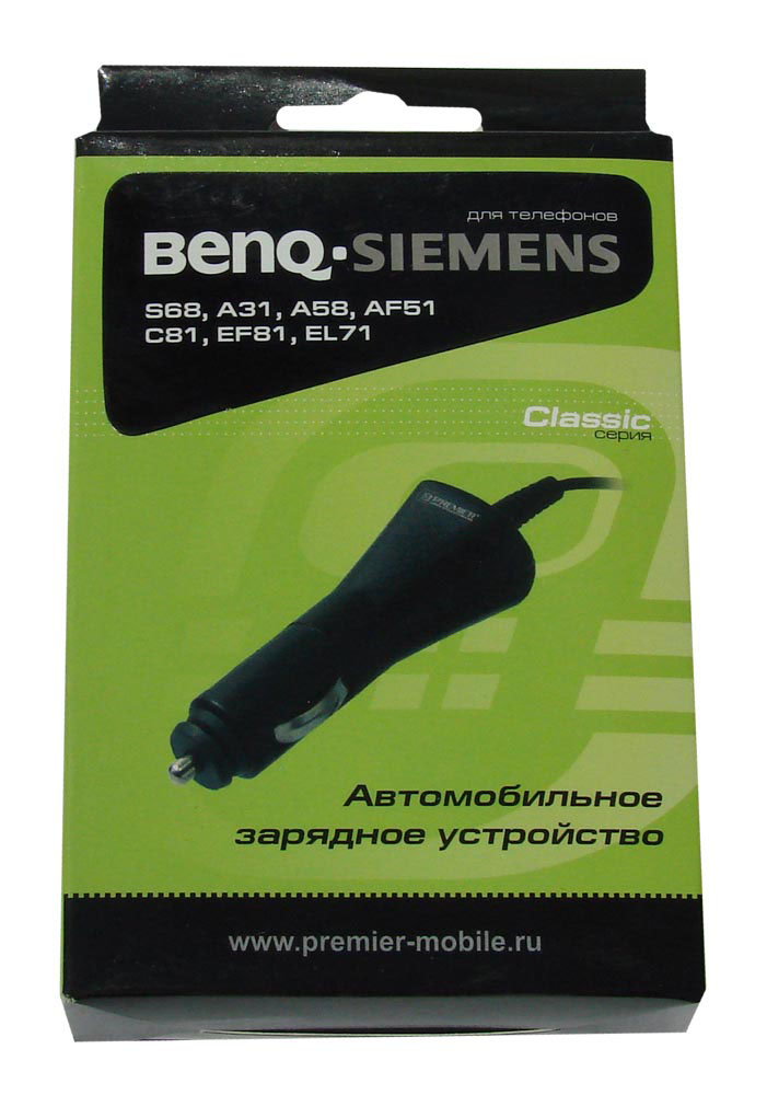 PREMIER авто З/У для SIEMENS S68/A31/A58/AF51/C81/EF81/EL/7