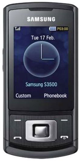 SAMSUNG GT-S3500 EBONY BLACK