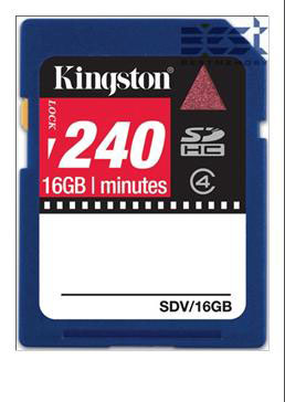 KINGSTON SDHC 16GB VIDEO