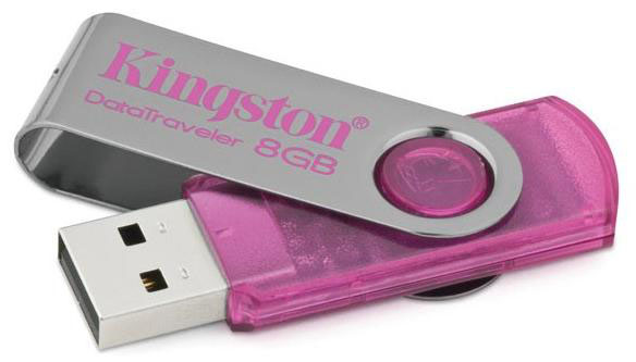 KINGSTON 16GB DT101N/16GB розовый
