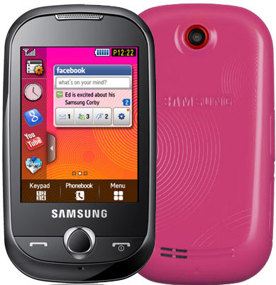 SAMSUNG GT-S3650 CORBY ROMANTIC PINK