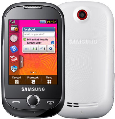 SAMSUNG GT-S3650 CORBY CHIC WHITE