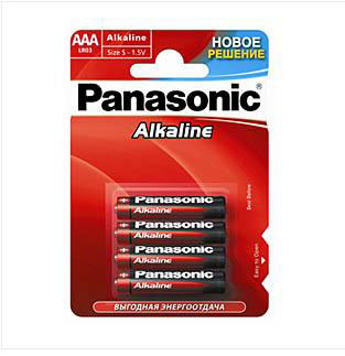 PANASONIC LR03-4BL  ALKALINE (48/240)