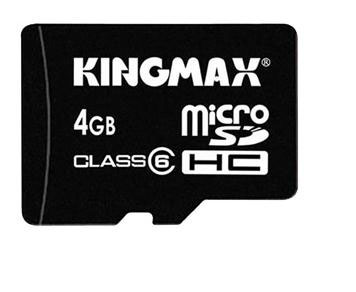 KINGMAX MicroSDHC 4GB Class6+адаптер (5)