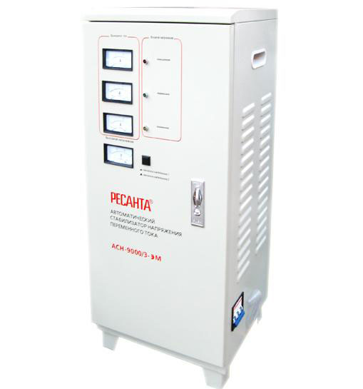 STABILIZATORYI ELEKTROMEHANICHESKIE TREHFAZNYIE