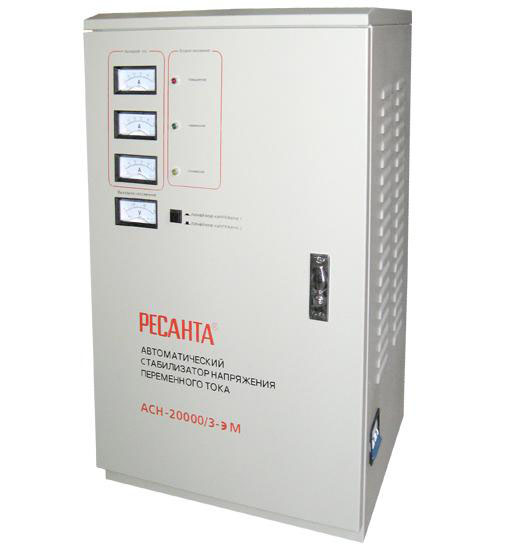 STABILIZATORYI ELEKTROMEHANICHESKIE TREHFAZNYIE
