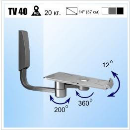 TRONE TB-40 для 14" черн