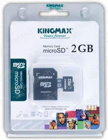 KINGMAX MicroSD 2GB+адаптер (5)